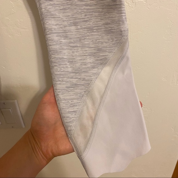 Lululemon Wunder Under Crop II *Roll Down Scallop Luxtreme 24" Nimbus 10 - Picture 8 of 9